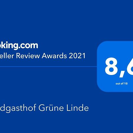 Landgasthof Gruene Linde Kültér fotó