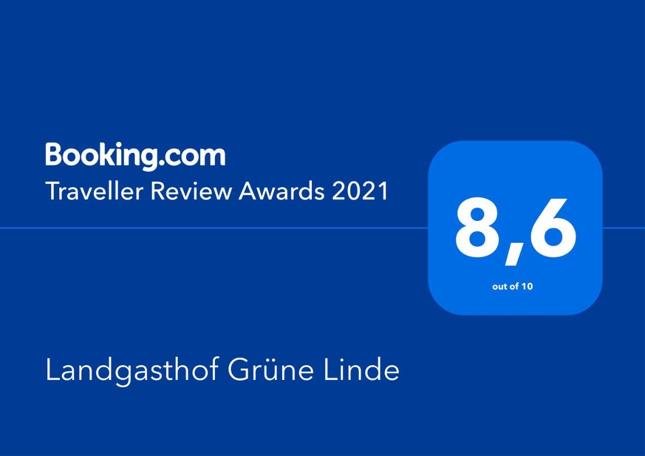 Landgasthof Gruene Linde Kültér fotó